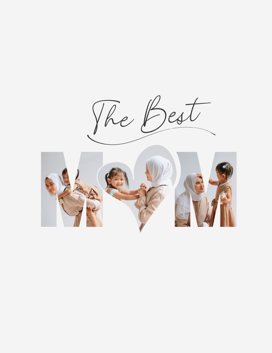 The Best Mom Calligraphy