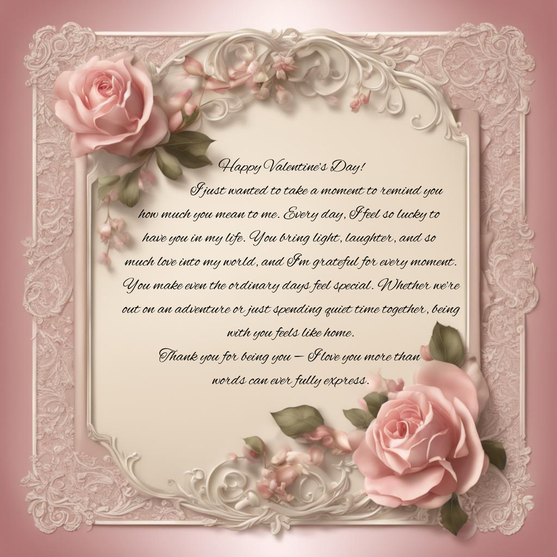 Valentines Classics - Custom Romantic & Elegant Valentine’s Gift