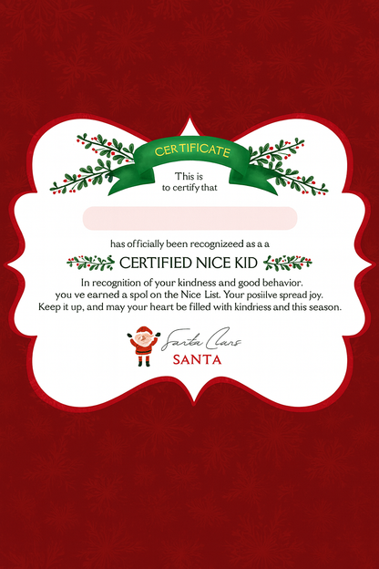 certified nice kid photo with colorful design