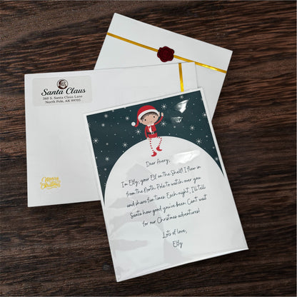 Gold tier - Modern Elf letter printed on high quality card