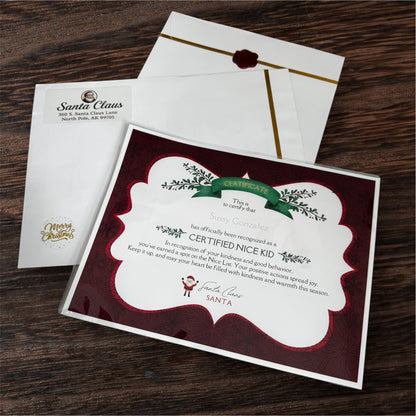 gold tier certified nice kid letter Designed on premium cardstock. 