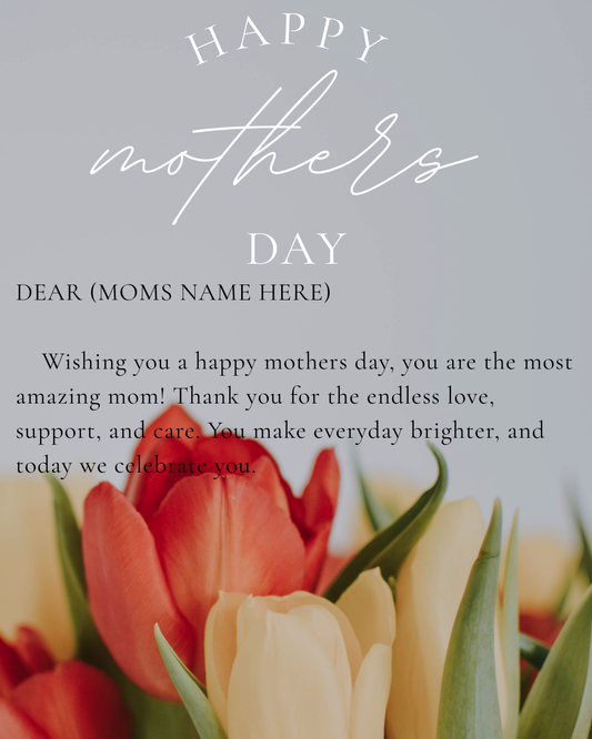 Mothers Day Letter