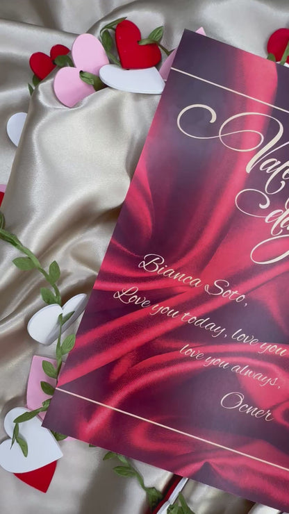 Red Velvet Valentines Day Letter