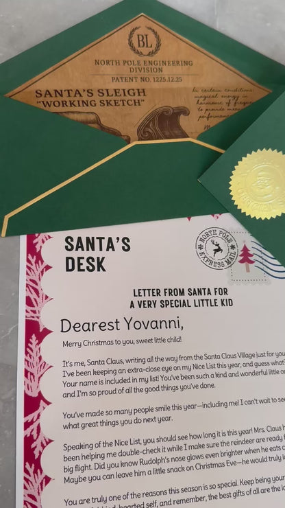 Very Special Little Kid Letter - Custom Gift for Kids