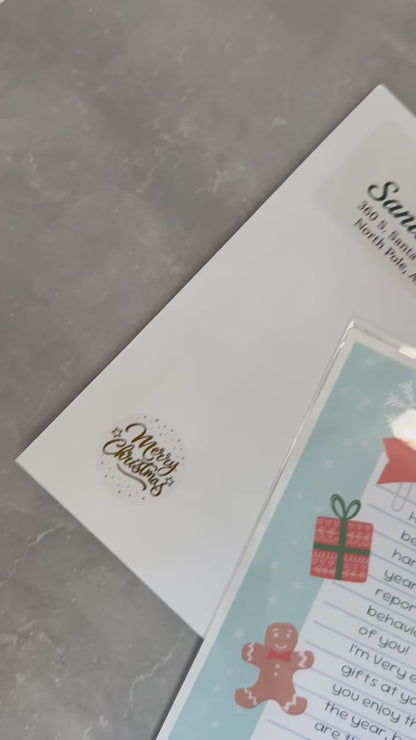 Santa’s Workshop Letter – Personalized Magical Holiday Keepsake
