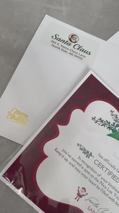 Certified Nice Kid Certificate – Fun Personalized Award for Kids